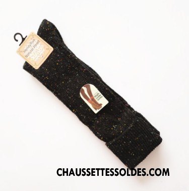 Chaussettes Longues Femme Flambage Hiver L'automne Long Stock Le Nouveau La Laine Marron