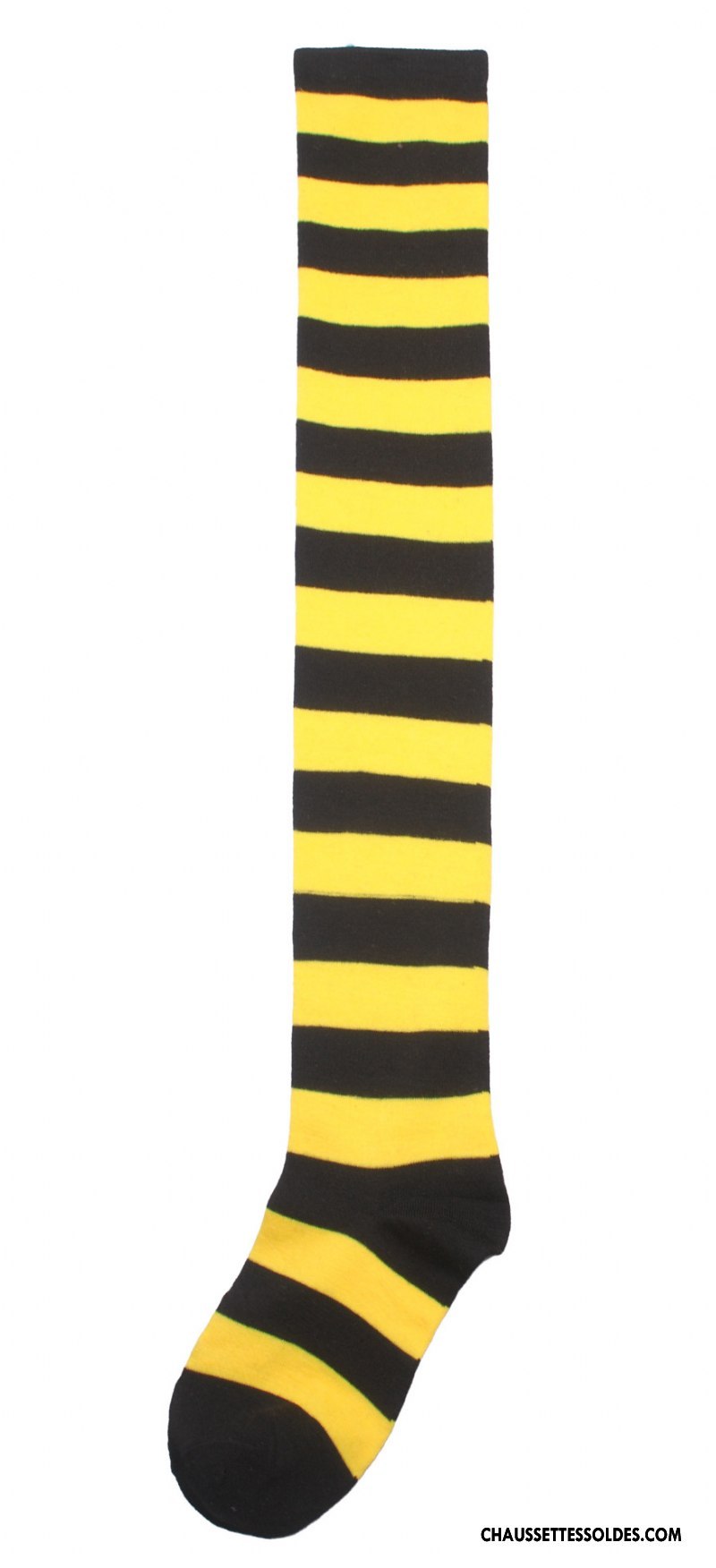 Chaussettes Longues Femme Gros Long Stock Blanc Noir Rouge