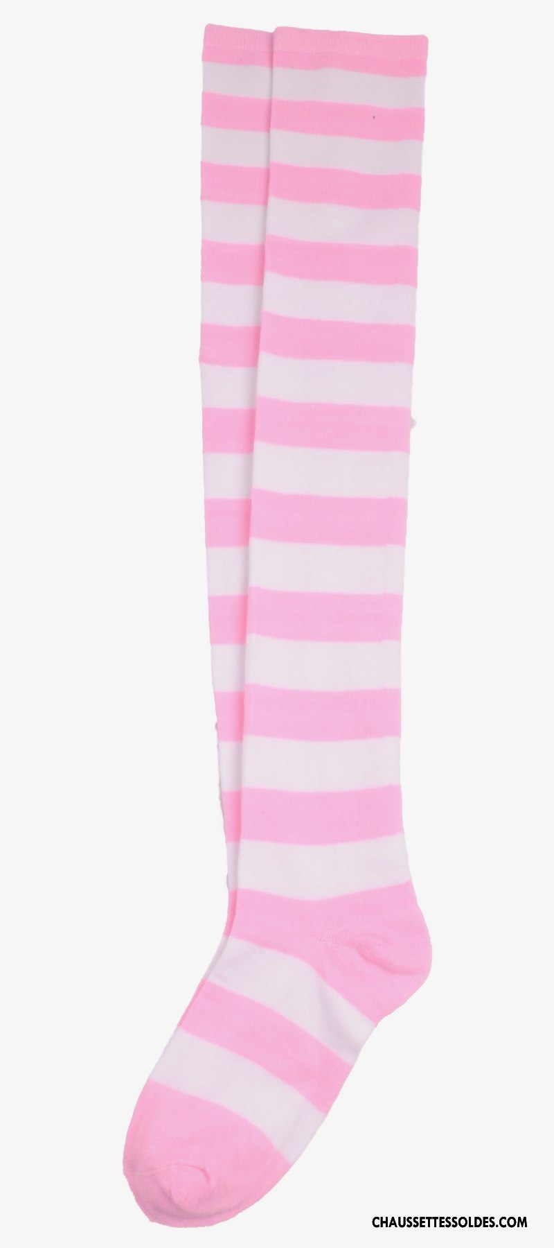 Chaussettes Longues Femme Gros Long Stock Blanc Noir Rouge