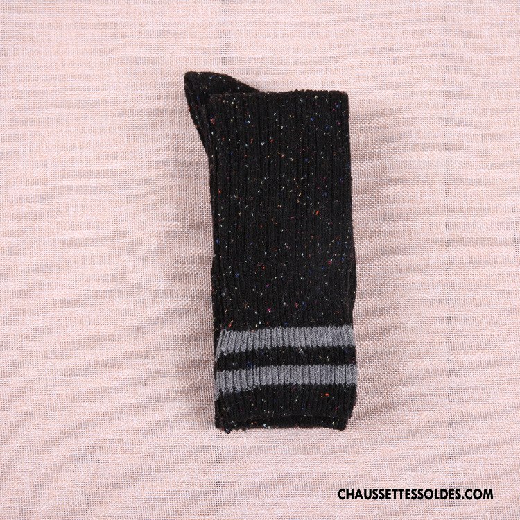 Chaussettes Longues Femme Haute Gros Yarn Marron / Brun