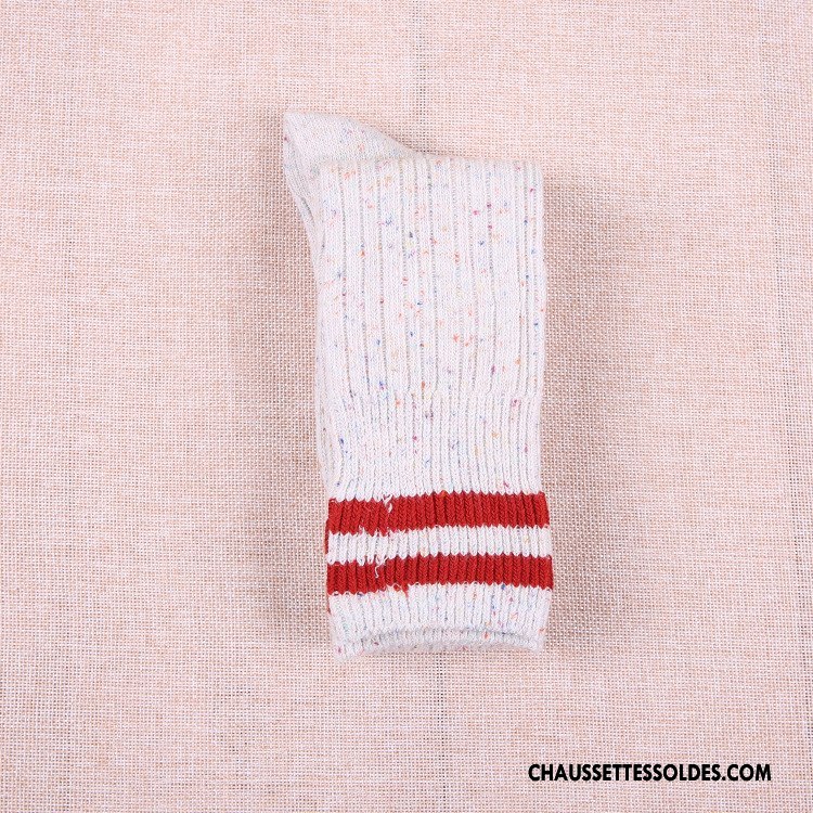 Chaussettes Longues Femme Haute Gros Yarn Marron / Brun