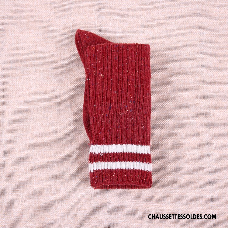 Chaussettes Longues Femme Haute Gros Yarn Marron / Brun