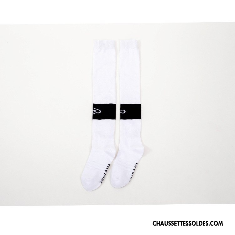 Chaussettes Longues Femme Hiver L'automne Antidérapant 100% Coton Noir