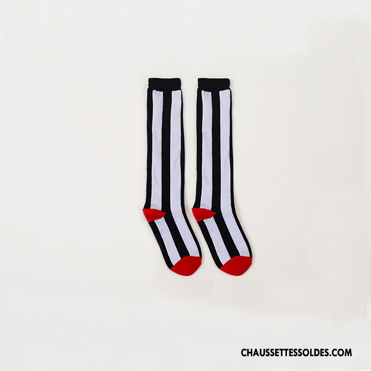Chaussettes Longues Femme Hiver Petit Europe Chaussettes En Coton L'automne Mode Jaune