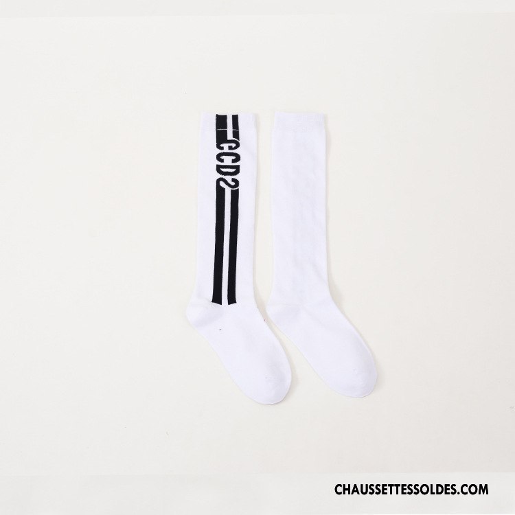 Chaussettes Longues Femme Hiver Petit Europe Chaussettes En Coton L'automne Mode Jaune