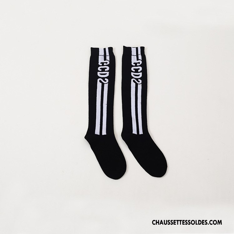 Chaussettes Longues Femme Hiver Petit Europe Chaussettes En Coton L'automne Mode Jaune