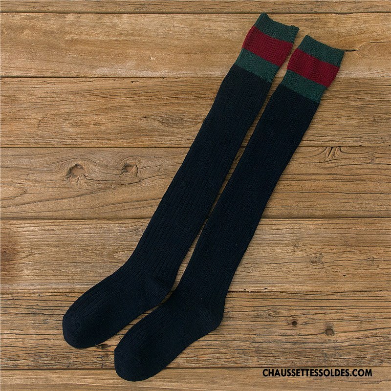 Chaussettes Longues Femme L'automne Hiver Mince Fluide Doux Le Nouveau Kaki