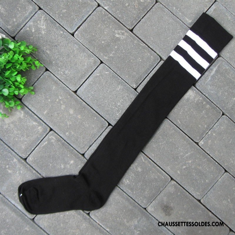 Chaussettes Longues Femme Long Stock Élève Haute Adulte L'automne Coton Bio