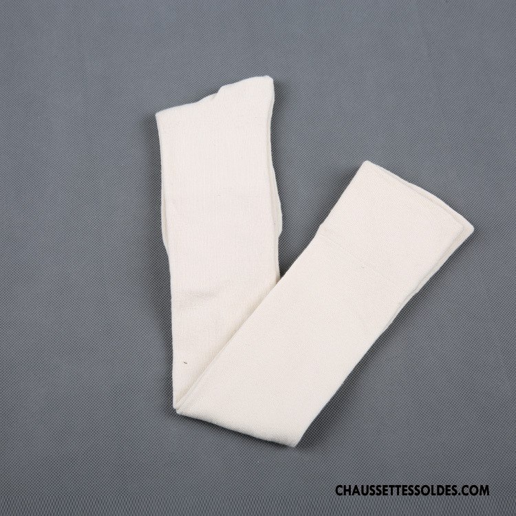 Chaussettes Longues Femme Matelassé Thermiques L'automne Le Nouveau Hiver Large Bouche Gris