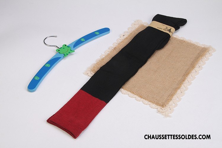 Chaussettes Longues Femme Mode Haute Dame Tous Les Assortis Mince Matelassé Couleurs Mixtes Violet