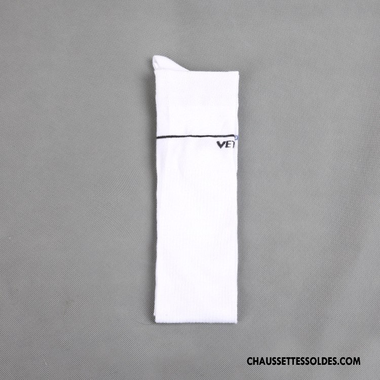 Chaussettes Longues Femme Mouvement Gros Blanc