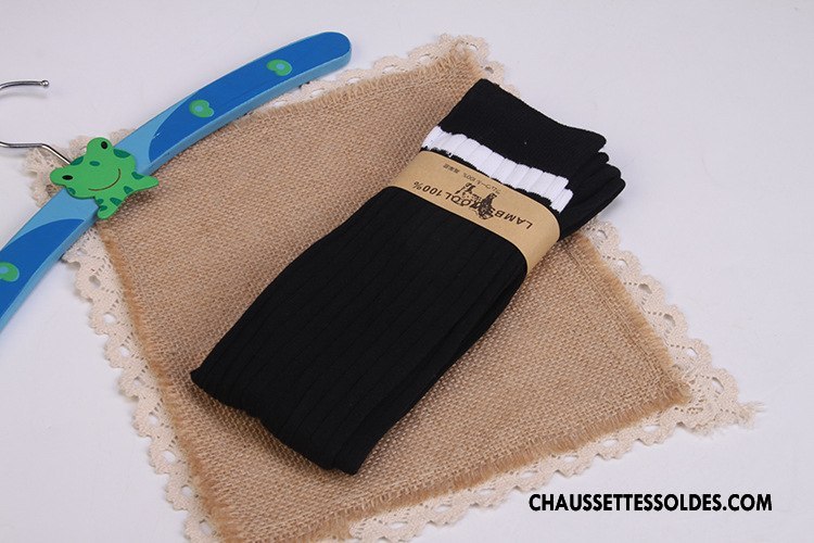 Chaussettes Longues Femme Printemps Le Nouveau Long Stock Modèles Féminins Homme Rétro Pure Gris