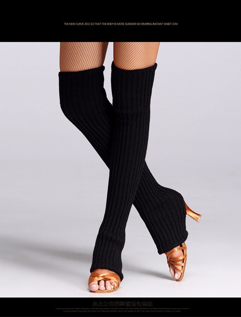 Chaussettes Longues Femme Renforcé Hiver En Maille Yoga De Laine L'automne Rose