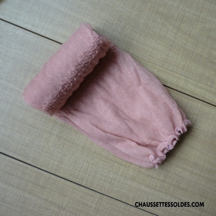 Chaussettes Longues Femme Thermiques Été Crème Solaire Genouillère Chaussettes En Coton Mince Jaune