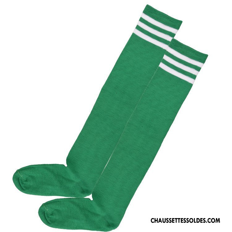 Chaussettes Longues Femme Tous Les Assortis Haute Long Stock Dame Danse Blanc
