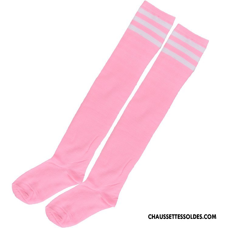 Chaussettes Longues Femme Tous Les Assortis Haute Long Stock Dame Danse Blanc