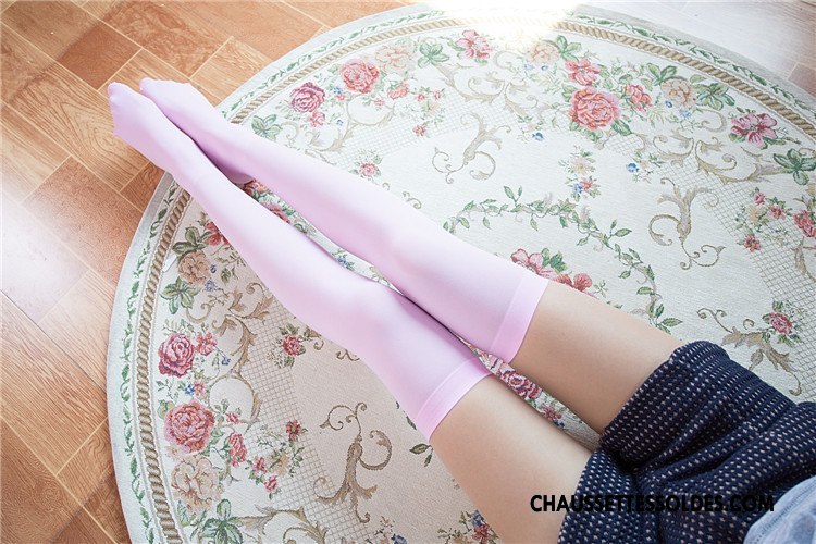 Chaussettes Longues Femme Velours Hiver Élève Haute L'automne Long Stock