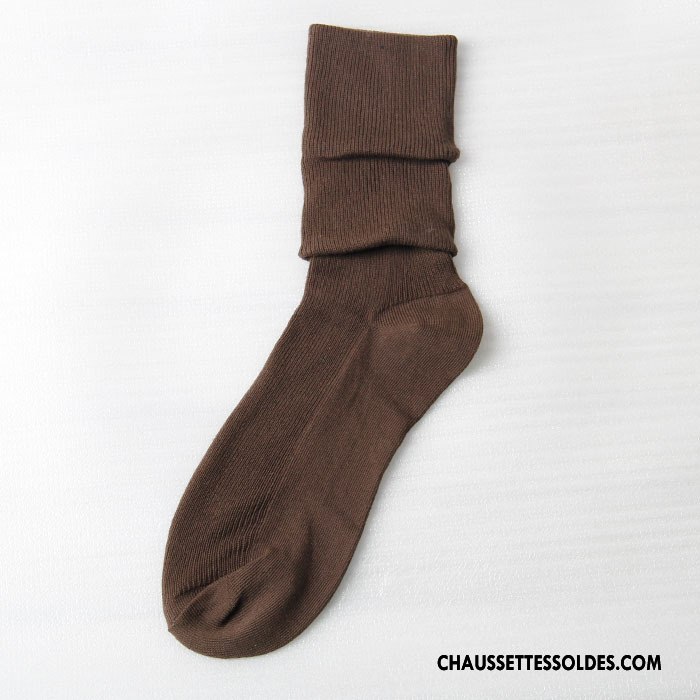 Chaussettes Longues Femme À La Mode Matelassé Rose Pure