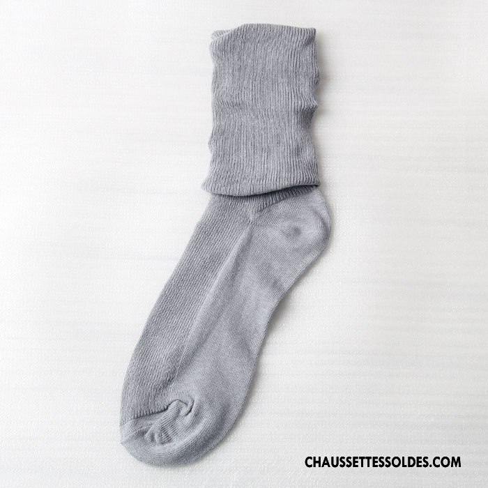 Chaussettes Longues Femme À La Mode Matelassé Rose Pure
