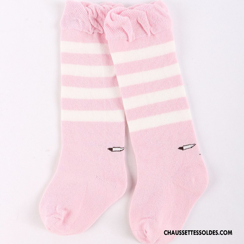 Chaussettes Longues Fille 100% Coton Le Nouveau Bébé Enfant Kaki Long Stock