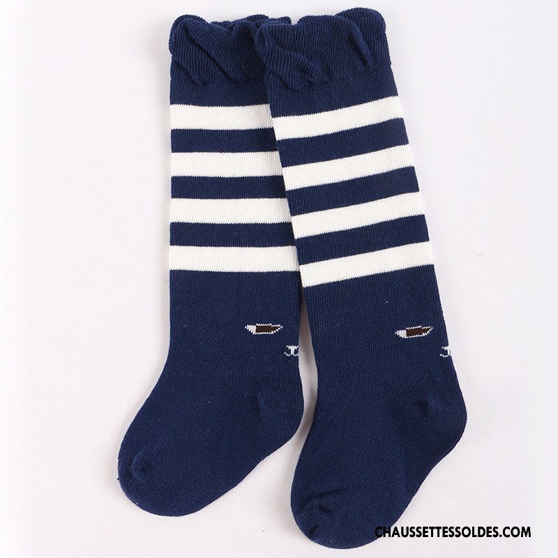 Chaussettes Longues Fille 100% Coton Le Nouveau Bébé Enfant Kaki Long Stock