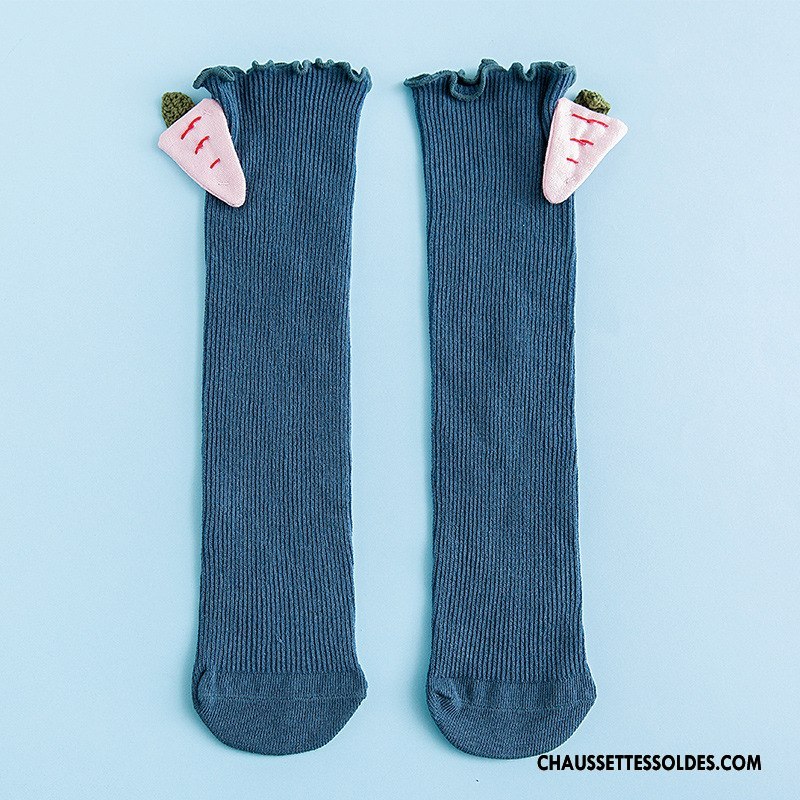 Chaussettes Longues Fille Bois 100% Coton Long Stock Enfant Bébé Le Nouveau Jaune Or