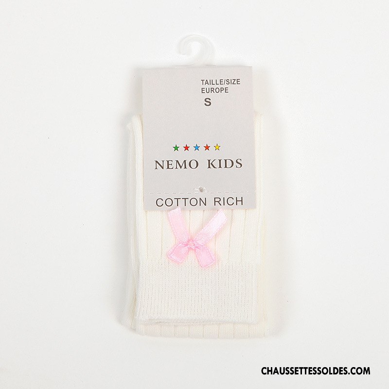 Chaussettes Longues Fille Bébé L'automne Le Nouveau Matelassé Princesse Enfant Pure Or