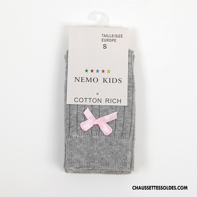 Chaussettes Longues Fille Bébé L'automne Le Nouveau Matelassé Princesse Enfant Pure Or