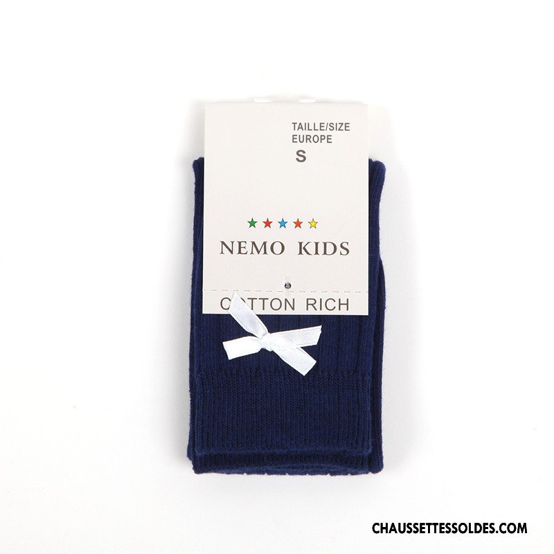 Chaussettes Longues Fille Bébé L'automne Le Nouveau Matelassé Princesse Enfant Pure Or