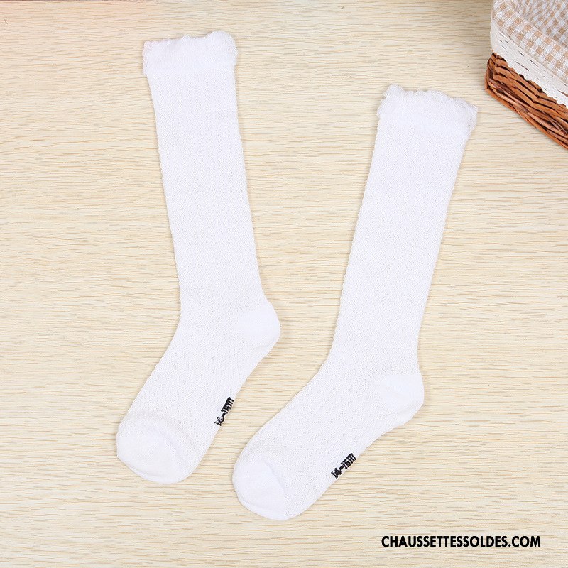 Chaussettes Longues Fille Bébé Milieu Engrener Femme Long Stock Été Bleu Clair