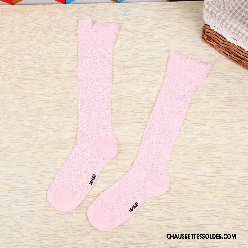 Chaussettes Longues Fille Bébé Milieu Engrener Femme Long Stock Été Bleu Clair