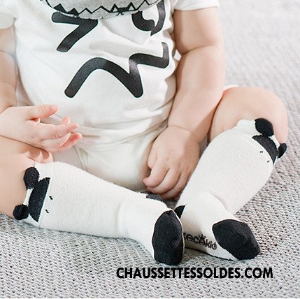 Chaussettes Longues Fille Charmant Bébé Milieu Dimensionnel Long Stock Enfant Gris