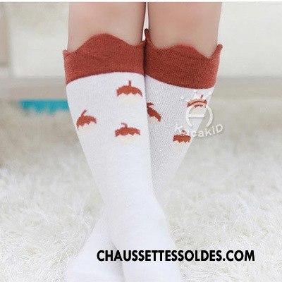 Chaussettes Longues Fille Charmant Bébé Milieu Dimensionnel Long Stock Enfant Gris