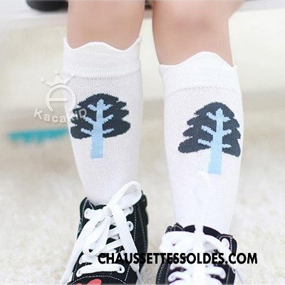 Chaussettes Longues Fille Charmant Bébé Milieu Dimensionnel Long Stock Enfant Gris
