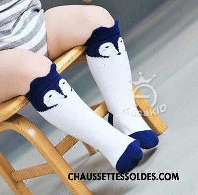 Chaussettes Longues Fille Charmant Bébé Milieu Dimensionnel Long Stock Enfant Gris
