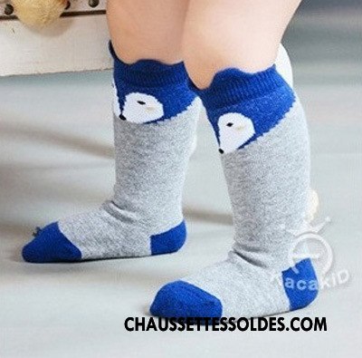 Chaussettes Longues Fille Charmant Bébé Milieu Dimensionnel Long Stock Enfant Gris