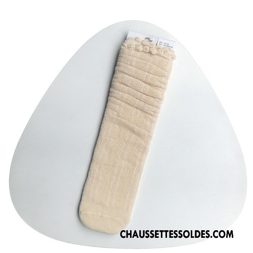 Chaussettes Longues Fille Enfant Femme 100% Coton Légère Printemps Été Pure Vert