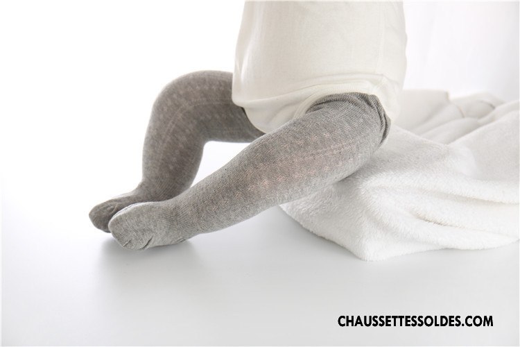 Chaussettes Longues Fille Enfant Long Stock L'automne Bébé Homme Chaussettes En Coton Pure Blanc