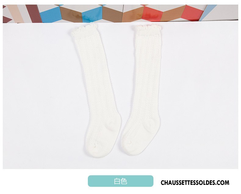 Chaussettes Longues Fille Enfant Matelassé Le Nouveau Homme Femme Genouillère Bordeaux Pure