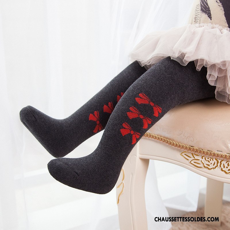 Chaussettes Longues Fille Enfant Petit Le Nouveau Matelassé Collant Panty Terry Pure Blanc