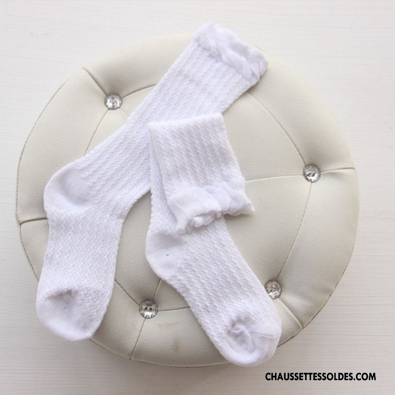 Chaussettes Longues Fille Engrener Genouillère Bébé Enfant L'automne Long Stock Bleu