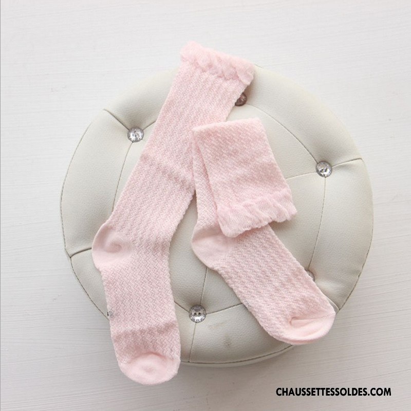 Chaussettes Longues Fille Engrener Genouillère Bébé Enfant L'automne Long Stock Bleu