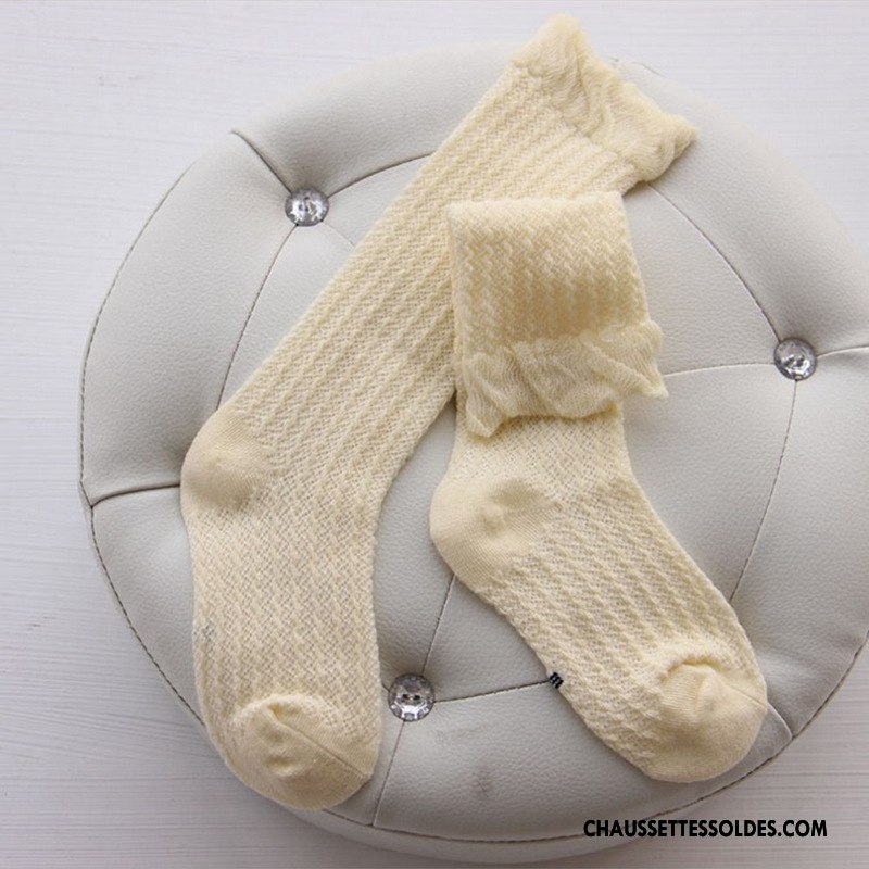 Chaussettes Longues Fille Engrener Genouillère Bébé Enfant L'automne Long Stock Bleu