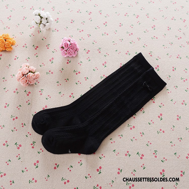 Chaussettes Longues Fille Haute Danse Papillon Fleurs Enfant Femme Violet