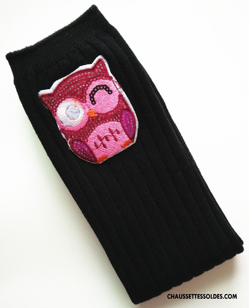 Chaussettes Longues Fille Haute Matelassé 100% Coton Enfant Le Nouveau Femme Gris