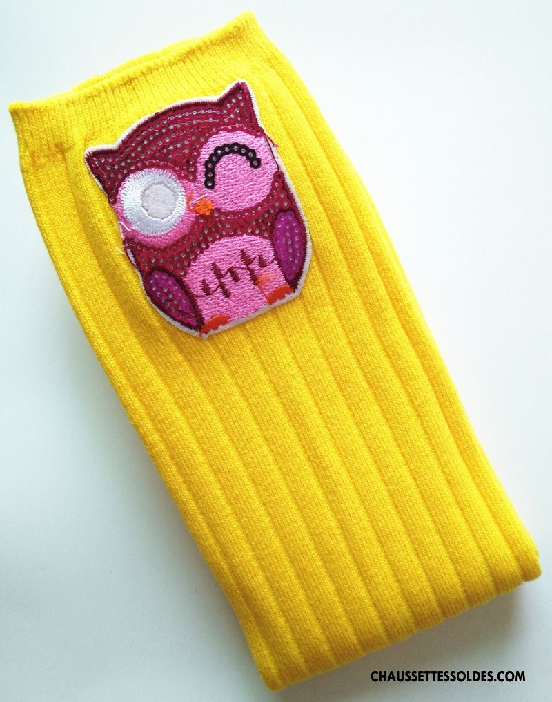 Chaussettes Longues Fille Haute Matelassé 100% Coton Enfant Le Nouveau Femme Gris