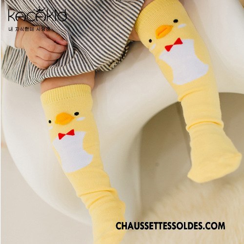Chaussettes Longues Fille L'automne Dessin Animé Petit Dimensionnel Le Nouveau Enfant Bleu