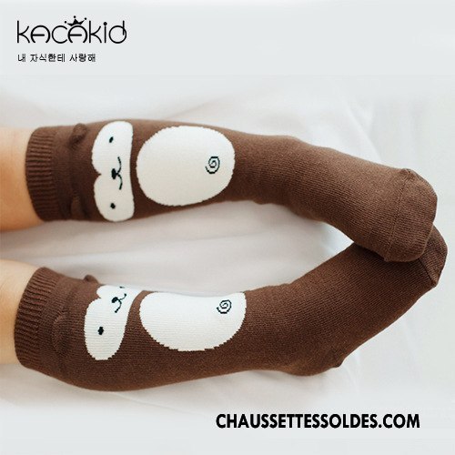 Chaussettes Longues Fille L'automne Dessin Animé Petit Dimensionnel Le Nouveau Enfant Bleu