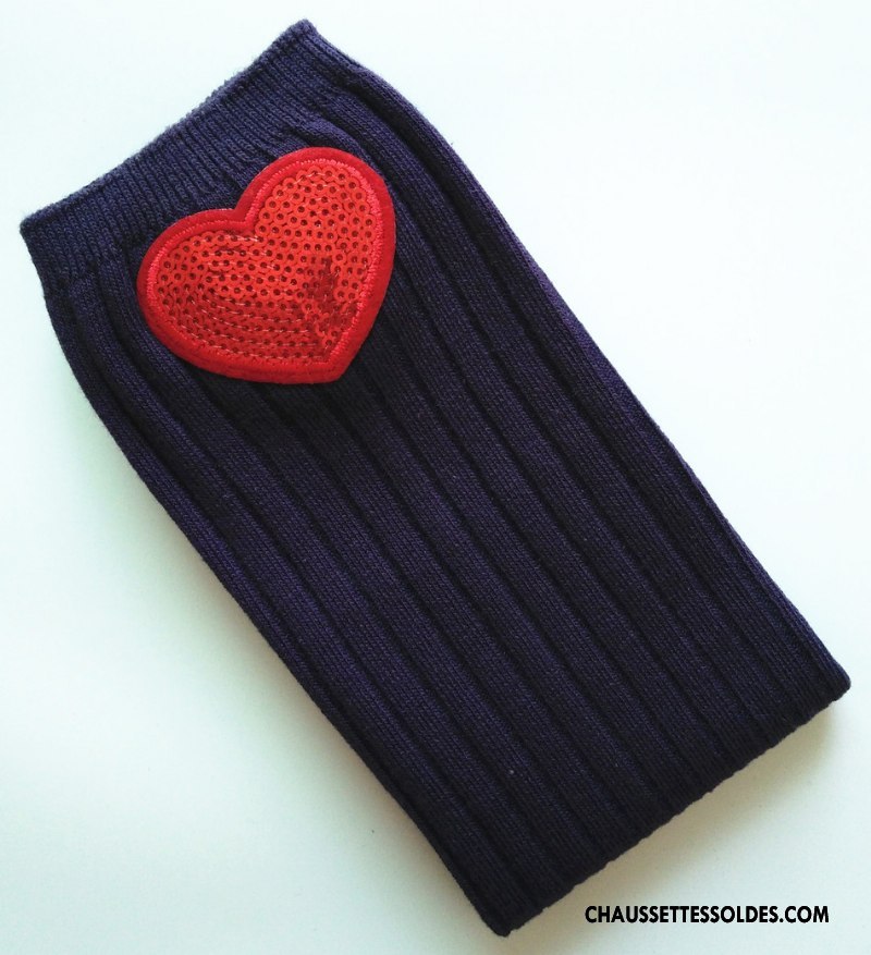 Chaussettes Longues Fille Le Nouveau Enfant Matelassé Homme Femme Haute Noir