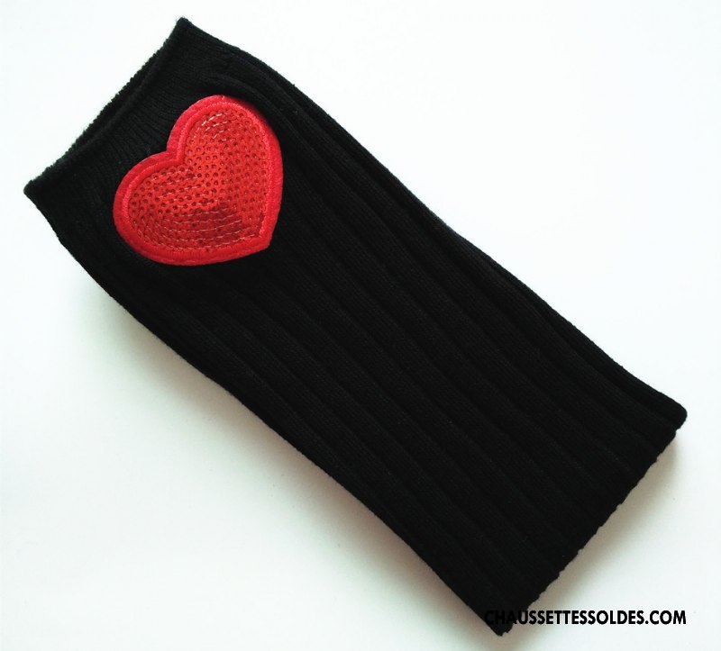 Chaussettes Longues Fille Le Nouveau Enfant Matelassé Homme Femme Haute Noir